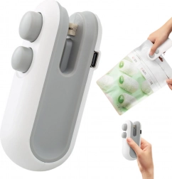 Bezprzewodowa zgrzewarka i otwieracz folii 2 w 1 z magnetem, ładowanie przez USB