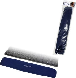Żelowa podkładka pod klawiaturę niebieska