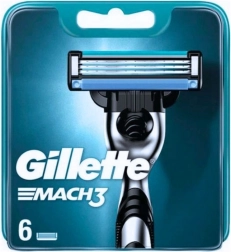 Gillette Mach3 wymienne głowice 6 szt.