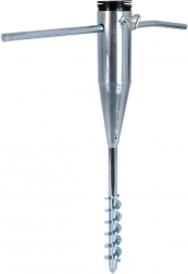 Metalowy wkręcany stojak na ogrodowy i plażowy parasol 57 cm