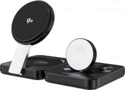 Składana magnetyczna bezprzewodowa ładowarka 3 w 1 CHOETECH Qi2 do iPhone, Apple Watch i AirPods