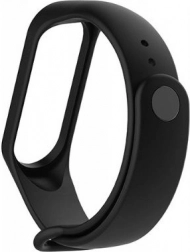 silikonowy pasek do xiaomi mi band 5/6 – czarny
