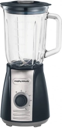 Blender stojący Morphy Richards z 1,5 l szklanym dzbankiem, czarny