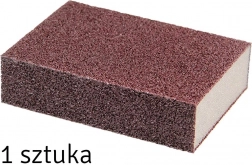 AG672E magiczna gąbka 9x6x2,5 cm BRĄZOWA