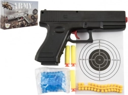 Pistolet na kulki 20 cm z wodnymi kulkami i piankowymi nabojami