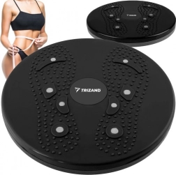 Trizand twister czarny z wypustkami masującymi i magnesami