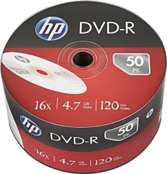 HP DVD‑R 16× 4,7 GB, opak 50 szt.
