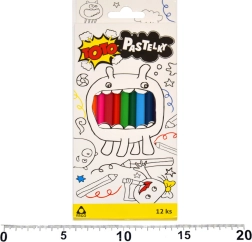 Trójkątne kredki ERGO 12 szt.