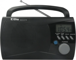 Przenośne radio z wyświetlaczem LCD KINGA 2 czarne