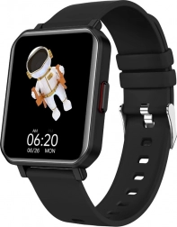 inteligentny zegarek fit fw56 carbon pro czarny