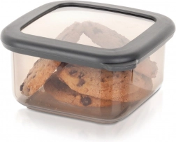 Kwadratowe pudełko na produkty sypkie z pokrywką 400 ml