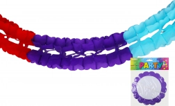 Kolorowa papierowa girlanda 3 m