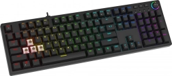 Mechaniczna klawiatura gamingowa Savio Styx Outemu Brown z hot-swap i podświetleniem RGB