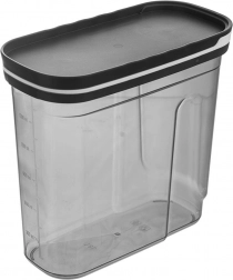 Pojemnik na sypkie produkty z dozownikiem GREY 1,8 l
