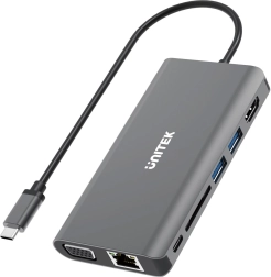 Uniwersalny koncentrator USB-C 8w1 Unitek