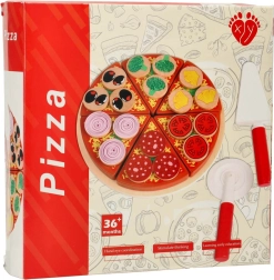 Drewniana pizza na rzep z dodatkami 20 cm