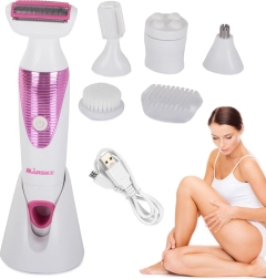 Damski wielofunkcyjny depilator 5 w 1 ze stojakiem