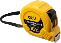 Metr Deli Tools 10m EDL9010B Żółty