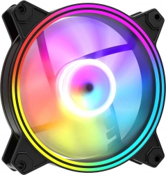 wentylator ARGB 120 mm czarny Volcano Apex 120