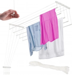 Sufitowa suszarka na pranie 180 cm, 5 drążków
