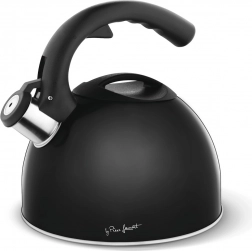 Czajnik Cuivre 3 l, czarny z gwizdkiem, do wszystkich typów kuchenek