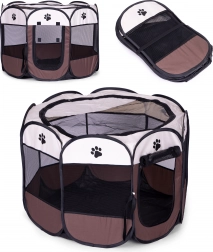 Składana tekstylna zagroda dla psów i kotów PETSI