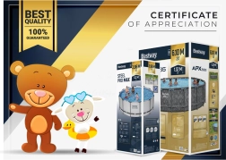 Basen ogrodowy BESTWAY Steel Pro Max 366 × 100 cm z zestawem 10 w 1