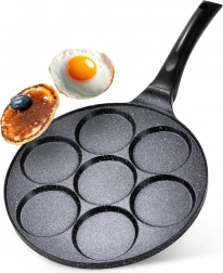 Granitowa patelnia do jajek z 7 otworami Basic Line 26 cm