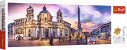 Puzzle 500 elementów panorama - Piazza Navona, Rzym