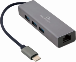 Hub USB 3× USB 3.0 z gigabitową kartą sieciową