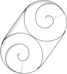 Nierdziana wykrawaczka rogalik 13 cm Orion