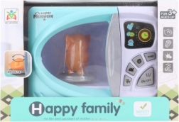 Dziecięca kuchenka mikrofalowa na baterie z obrotowym talerzem