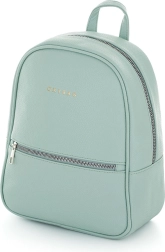 damski plecak z eko skóry w kolorze miętowym