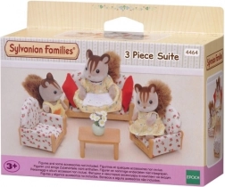 Trzyczęściowy zestaw wypoczynkowy SYLVANIAN FAMILIES do domku