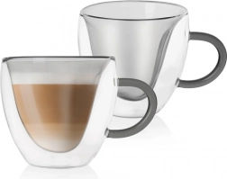 Termiczne szklanki z podwójną ścianką 280 ml, 2 szt.