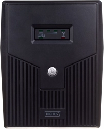 UPS line-interactive LED, 1500 VA/900 W, 2×12 V/9 Ah, AVR, 4×SCHUKO, USB, RS232, RJ45