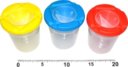 Kubek na wodę z zamykanym wieczkiem i uchwytem na pędzle