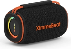 Bezprzewodowy głośnik Tracer XtremeBeat Mid TWS z podświetleniem RGB – czarny