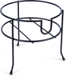 Metalowy stojak pod dystrybutor napojów z kranikiem, czarny, 20 cm