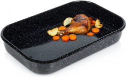 Emaliowana prostokątna brytfanna 6 l, 42 × 27 × 7 cm