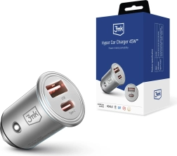 Ładowarka samochodowa 3mk Hyper Car Charger 45W USB‑C + USB‑A