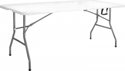 Składany stół bankietowy walizkowy 180 × 70 × 74 cm