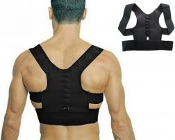 Magnetyczny korektor postawy czarny