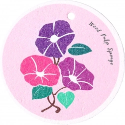 Naturalna gąbka do naczyń fioletowa