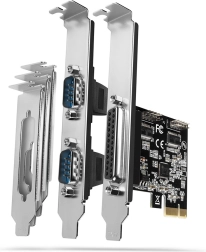 Kontroler PCIe z portem równoległym LPT i 2× szeregowym RS232 AXAGON
