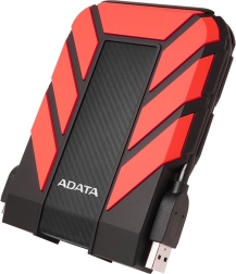 Zewnętrzny odporny dysk ADATA DashDrive Durable HD710 2 TB 2,5" USB 3.1 – Czerwony