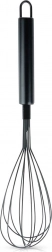 Trzepaczka kuchenna ze stali nierdzewnej, czarna, 29 cm
