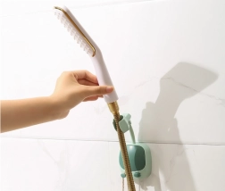 Samoprzylepny regulowany uchwyt prysznicowy - miętowy