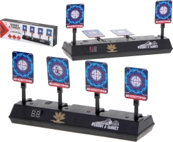 Elektroniczna tarcza strzelecka z 4 celami z cyfrowym licznikiem