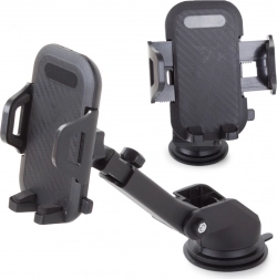Regulowany uchwyt samochodowy na przednią szybę do telefonu i GPS